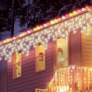 300 Warm White LED Icicle Connectable Lights