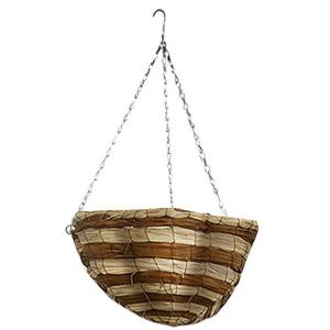 Gardman 14" Two Tone Fern Scalloped Hanging Basket