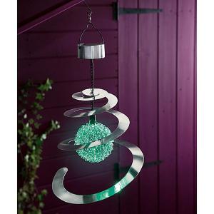 Solar Saturn Spiral Windspinner