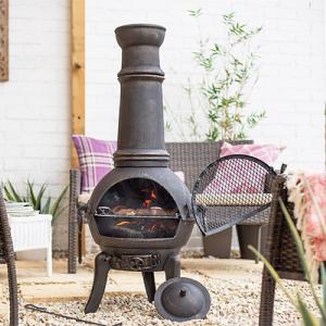 La Hacienda Sierra Extra Large Metal Chimenea