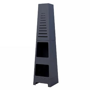 Skyline Contemporary Metal Chimenea