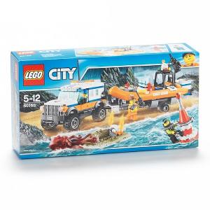 Lego City 4x4 with Powerboat