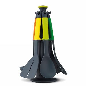 Joseph Joseph Elevate Carousel 6 Piece Utensil Set with Stand Multicolour