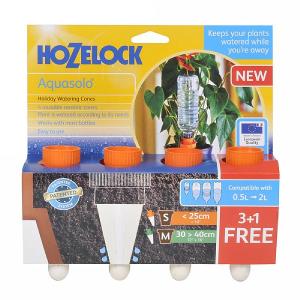 Hozelock Aquasolo Watering Cones Triple Pack + 1 Free  - Small