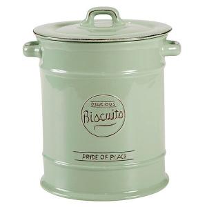 Pride of Place Old Green Biscuit Jar