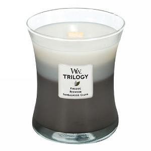 Woodwick Warm Woods Trilogy Medium Candle