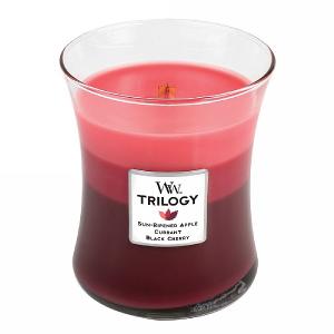 Woodwick Summer Fruits Trilogy Medium Candle