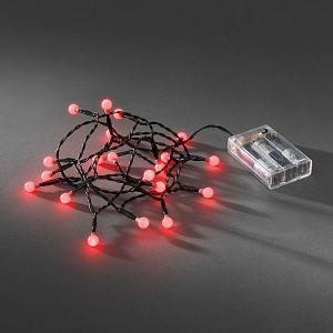 20 Red LED Cherry Light Set