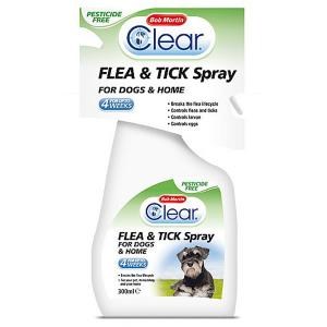 Bob Martin Clear Flea & Tick Spray for Dogs & Home 300ml