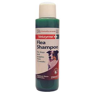 Vetzyme Flea Shampoo for Dogs & Puppies 250ml