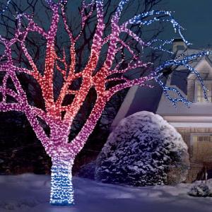 100 Colour Changing LED Connectable Christmas Lights