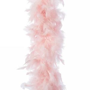 Decoris Blush Pink Feather Boa Garland