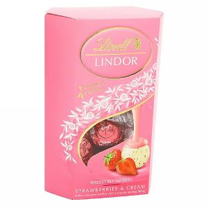 Lindt Lindor Strawberries & Cream Truffles 200g