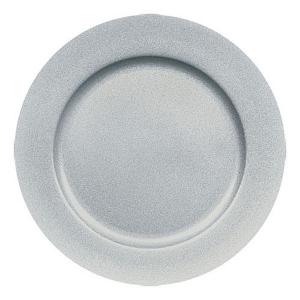 Premier Silver Glitter Charger Plate 33cm