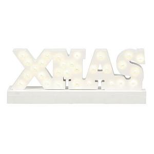 Wooden Lit Xmas Sign