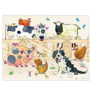 Farmyard Glass Worktop Saver