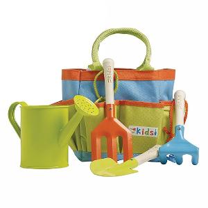 Briers Kids Garden Tool Bag Set & Watering Can