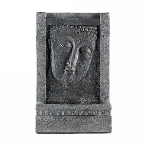 Kaemingk Grecian Buddha Fountain Water Feature Grey 76cm