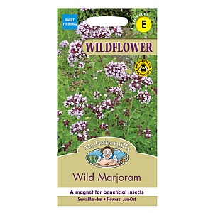 Mr Fothergills Wild Flower Wild Marjoram Seeds