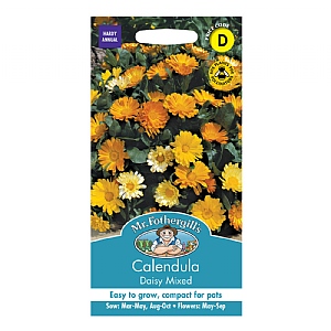 Mr Fothergills Calendula Daisy Mixed Seeds