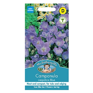 Mr Fothergills Campanula Carpatica Blue Seeds