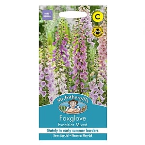 Mr Fothergills Foxglove Excelsior Mixed Seeds