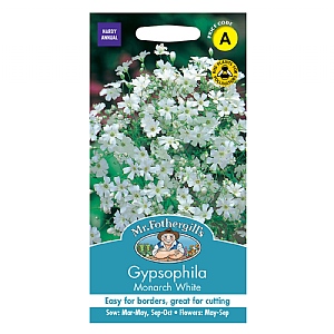 Mr Fothergills Gypsophila Monarch White Seeds