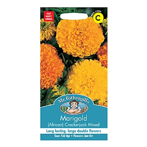 Mr Fothergills Marigold (African) Crackerjack Mixed Seeds