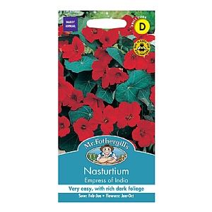 Mr Fothergills Nasturtium Empress Of India Seeds