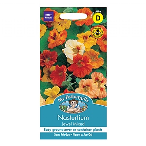 Mr Fothergills Nasturtium Jewel Mixed Seeds