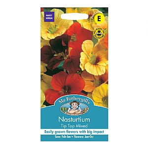 Mr Fothergills Nasturtium Tip Top Mixed Seeds