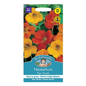 Mr Fothergills Nasturtium Tom Thumb Seeds