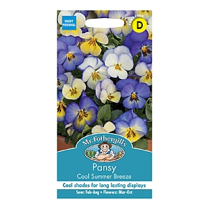 Mr Fothergills Pansy Cool Summer Breeze Seeds