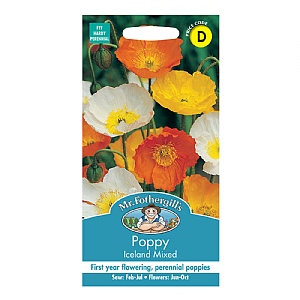 Mr Fothergills Poppy Iceland Mixed Seeds