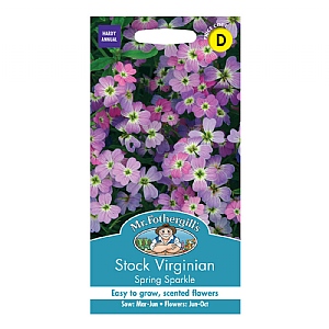 Mr Fothergills Stock Virginian Spring Sparkle Seeds