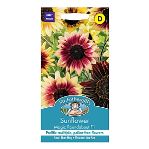 Mr Fothergills Sunflower Magic Roundabout F1 Seeds