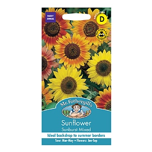 Mr Fothergills Sunflower Sunburst Mixed Seeds