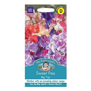 Mr Fothergills Sweet Pea Big Top Seeds