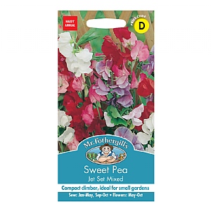 Mr Fothergills Sweet Pea Jet Set Mixed Seeds