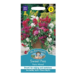 Mr Fothergills Sweet Pea Patio Mixed Seeds