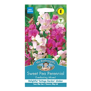 Mr Fothergills Sweet Pea Perennial Everlasting Mixed Seeds