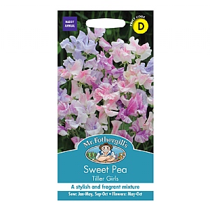 Mr Fothergills Sweet Pea Tiller Girls Seeds