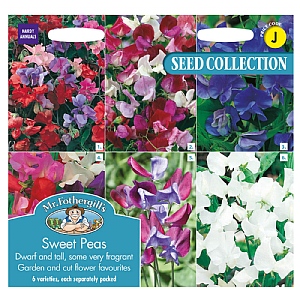 Mr Fothergills Sweet Peas Collection Seeds