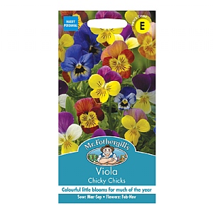 Mr Fothergills Viola Chicky Chicks Seeds