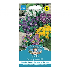 Mr Fothergills Viola Comedy Mixed F2 Seeds