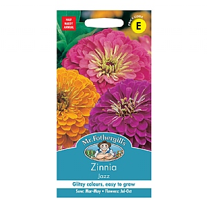 Mr Fothergills Zinnia Jazz Seeds