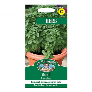 Mr Fothergills Basil Piccolino Seeds