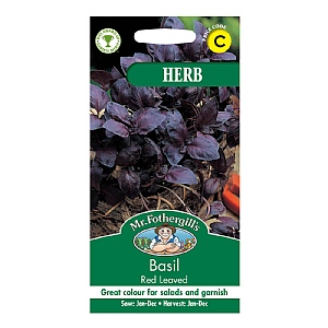 Mr Fothergills Basil Red Leaved Seeds