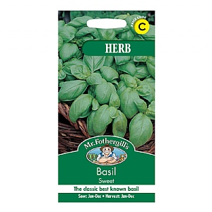 Mr Fothergills Basil Sweet Seeds