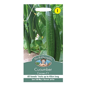 Mr Fothergills Cucumber Carmen F1 Seeds